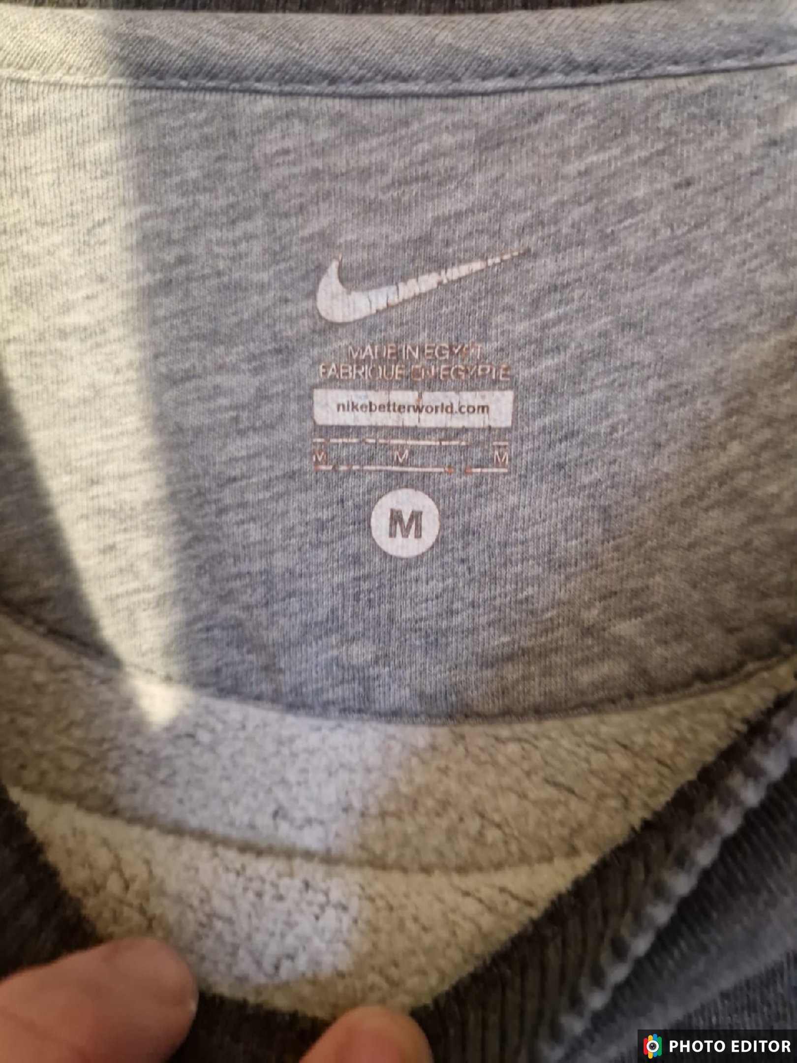 Grey Crewneck Nike Jumper.